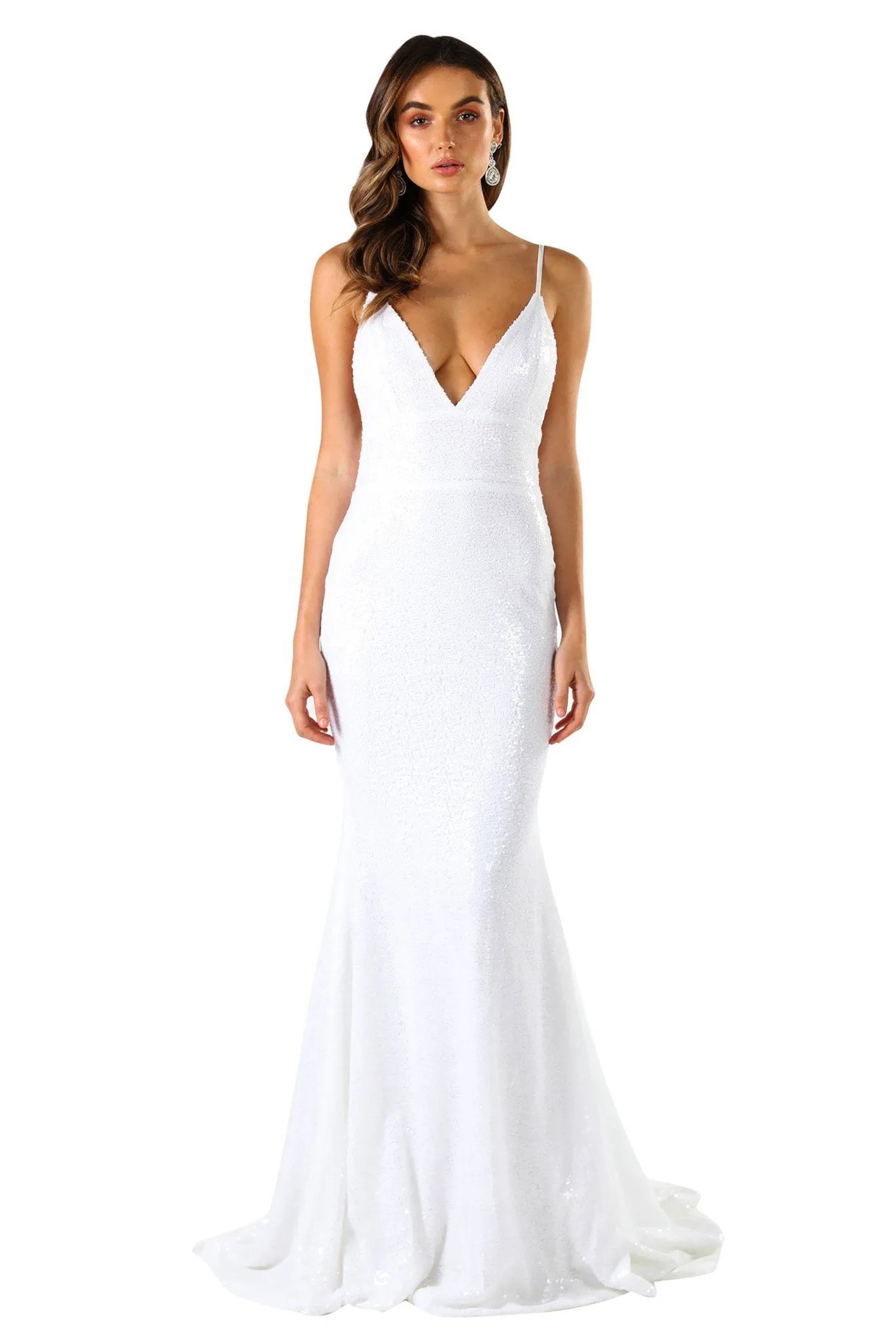 Roselle Gown - White