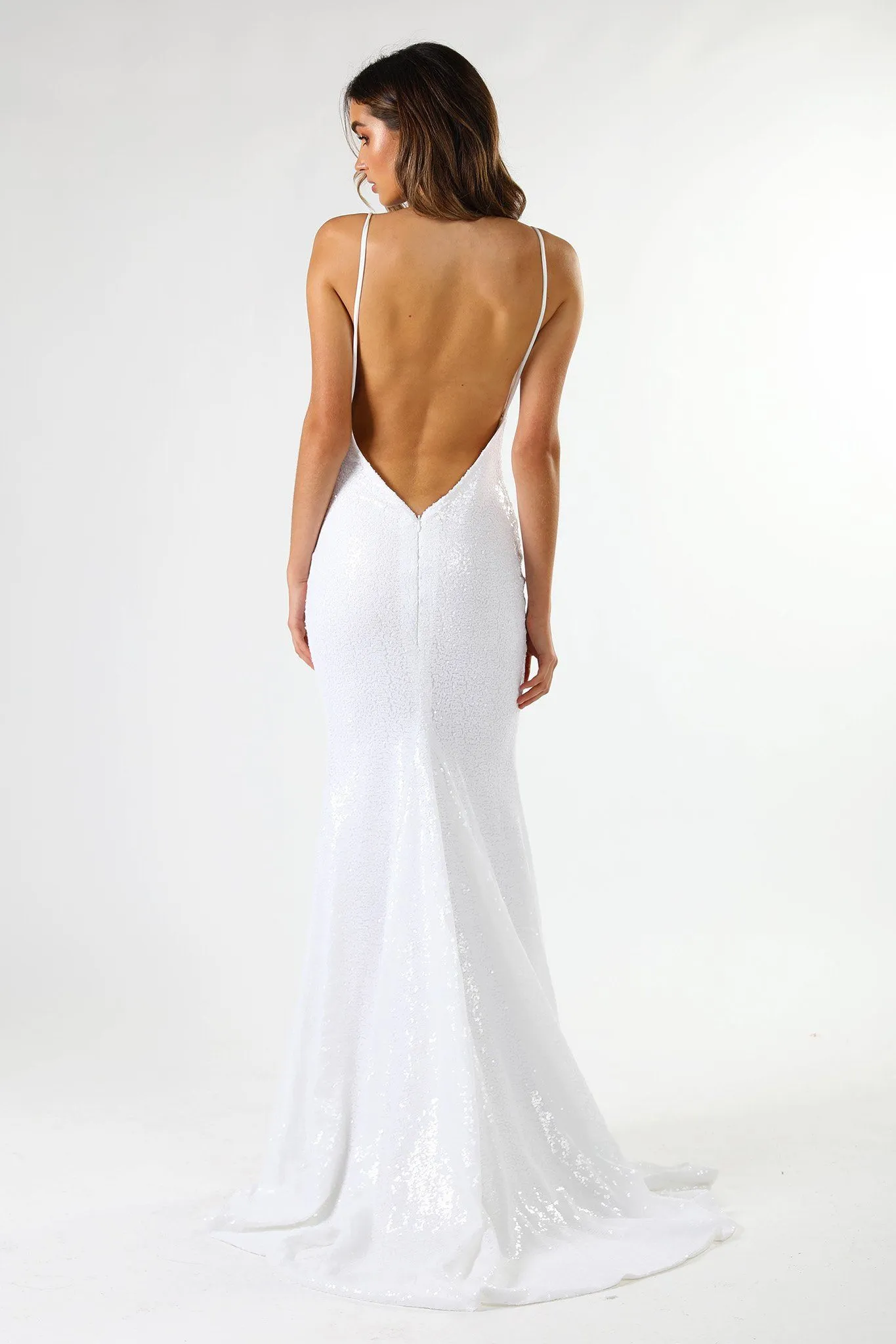 Roselle Gown - White