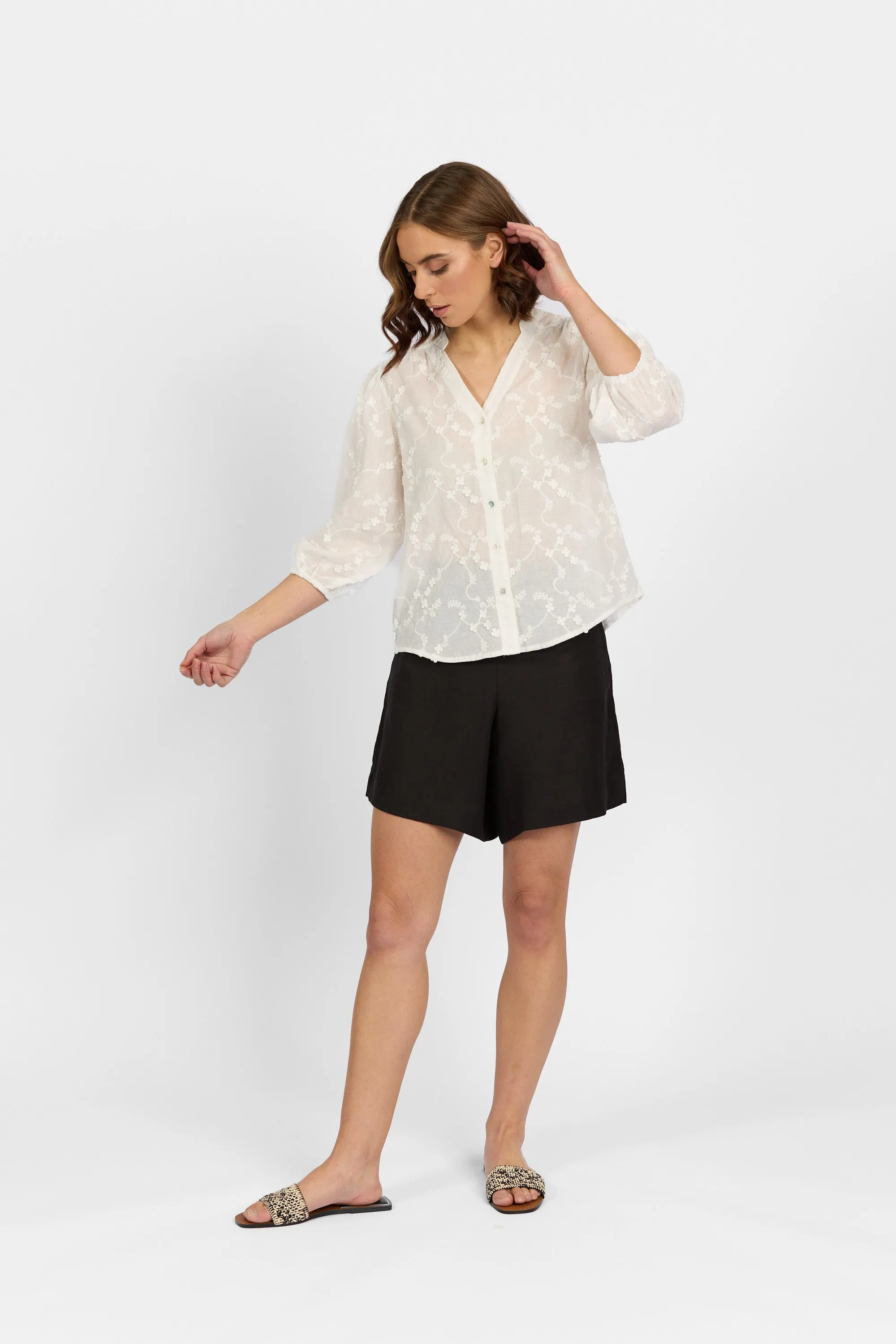 Ruby Shirt -White