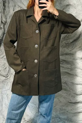 SAMPLE #229 - M Green Pockets Jacket