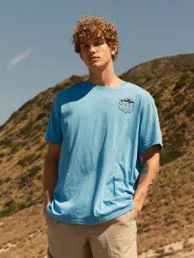 Shark Logo T-Shirt in Blue