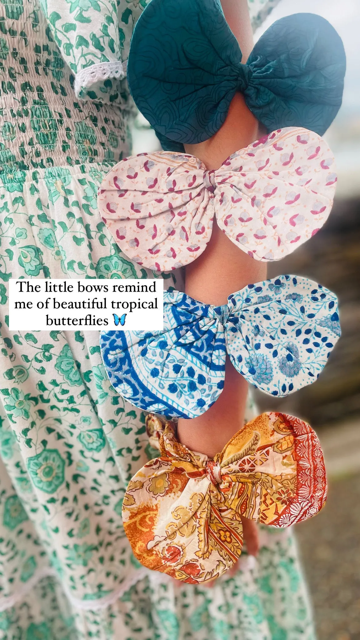 Silk Bow Hair Tie- small