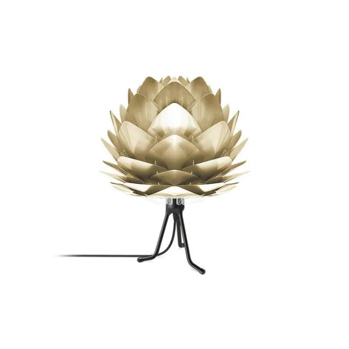 Silvia Mini Brushed Brass Pendant Light