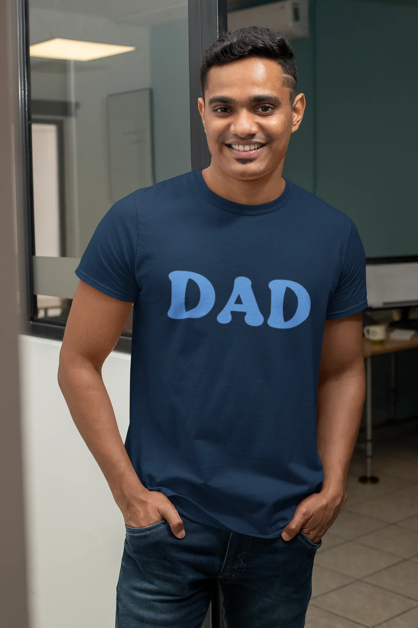 Sky Blue Dad T-shirt