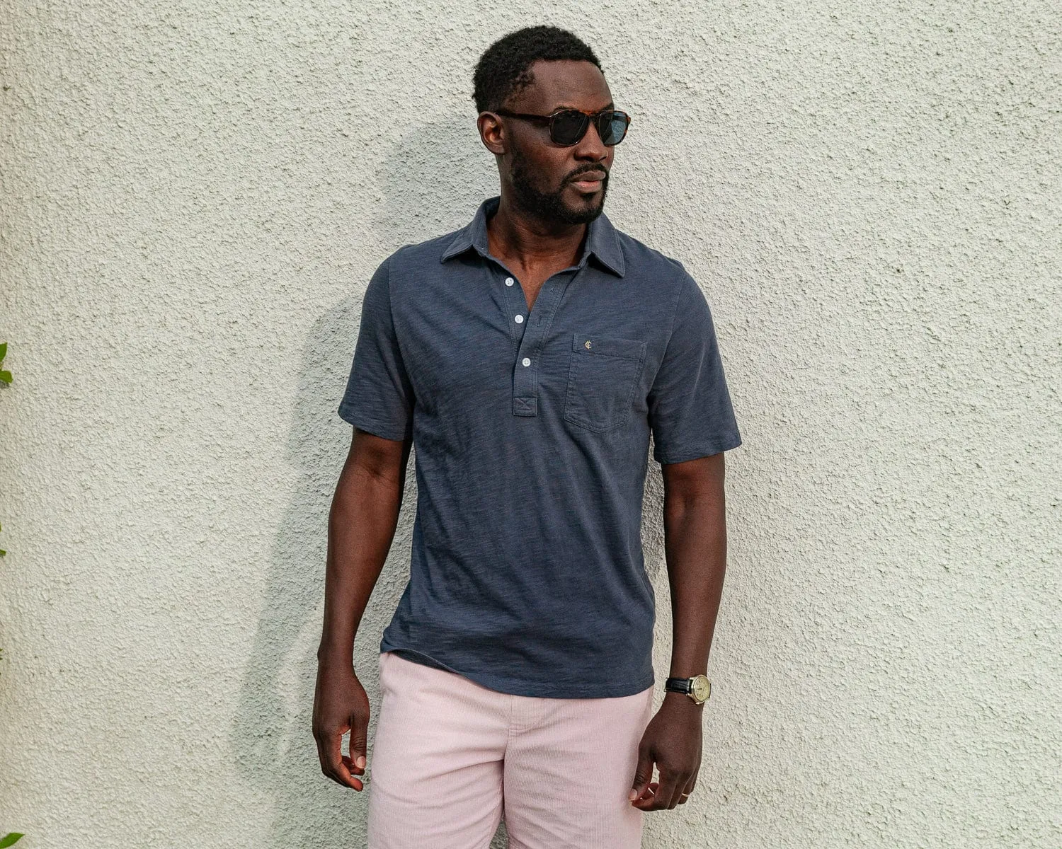 Slub Knit Players Shirt - Space Odyssey