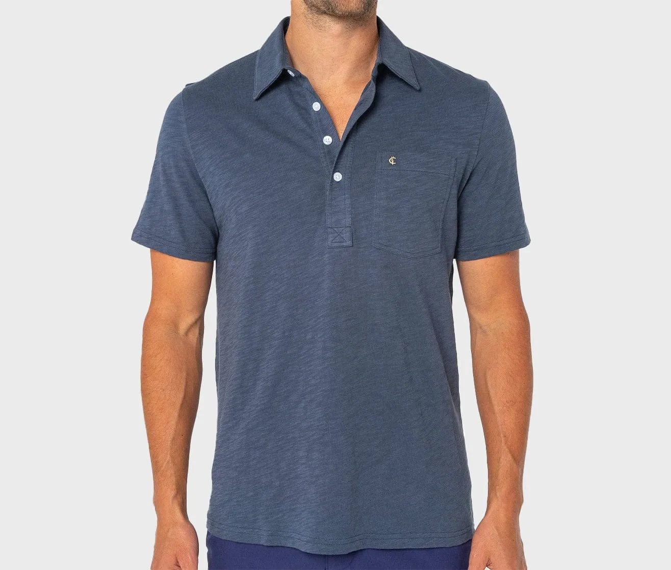 Slub Knit Players Shirt - Space Odyssey