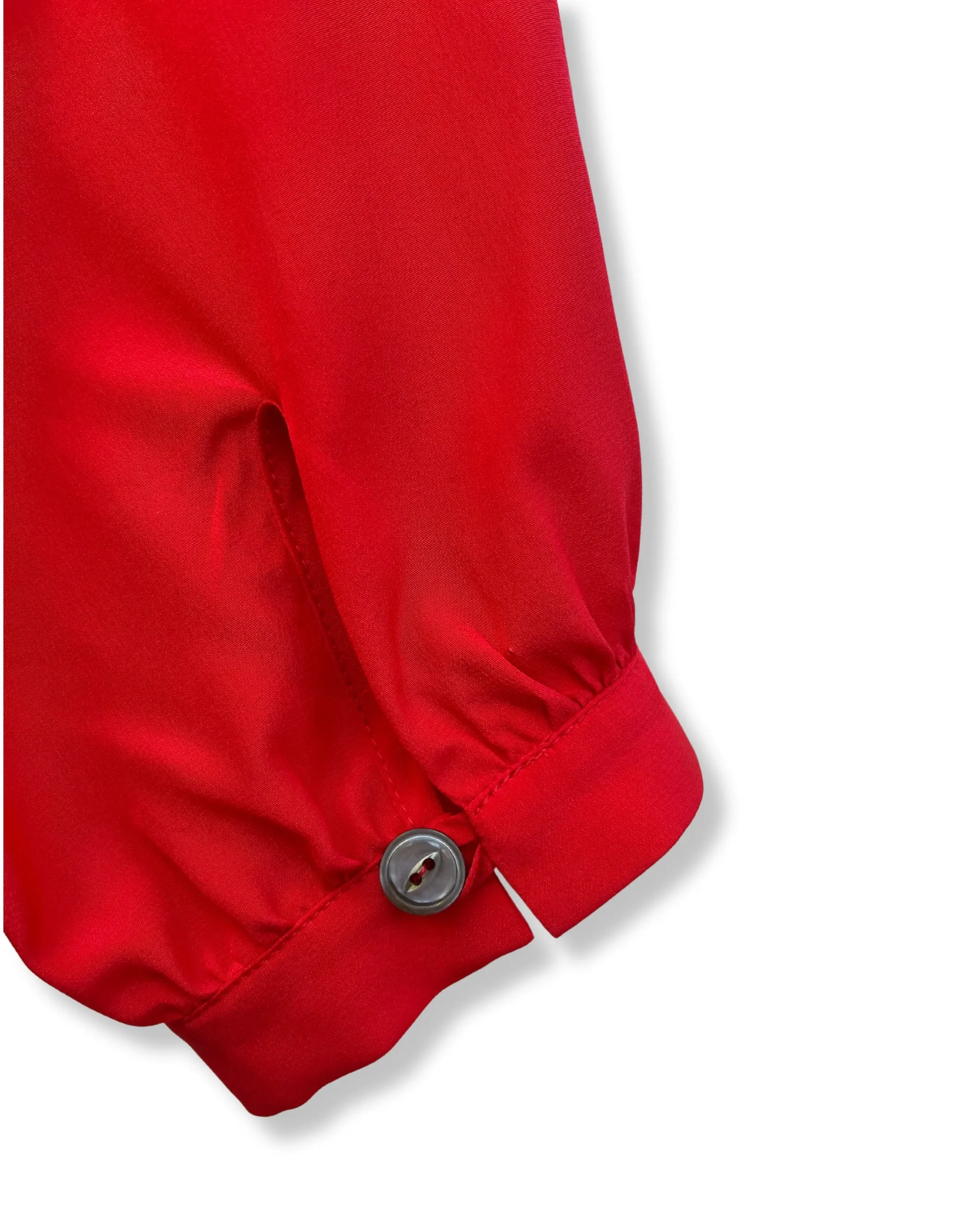 Stevie Blouse - Red Silk
