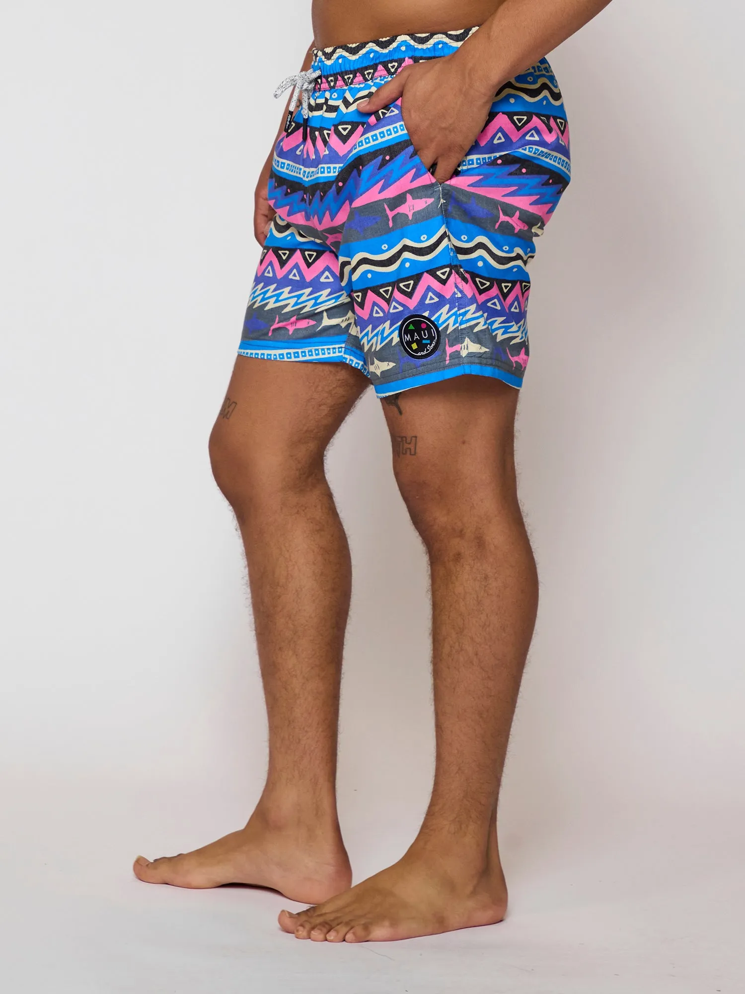 Stoker Pool Shorts in Blue