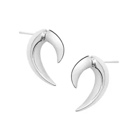 Talon Fine Earrings - 18ct White Gold