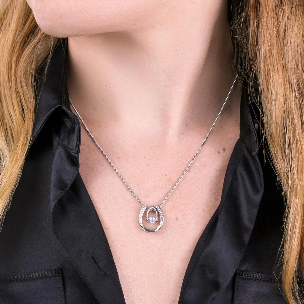 The Lucky Charm Necklace | From Dad | Minimalist Good luck Charm Necklace