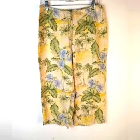 Tommy Bahama Silk Floral Capris - 8