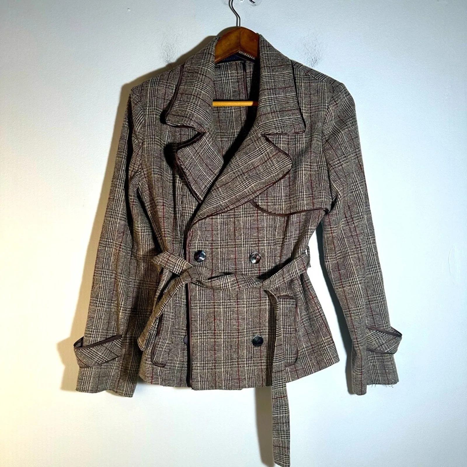 Toupy Paris Plaid Claudette Jacket