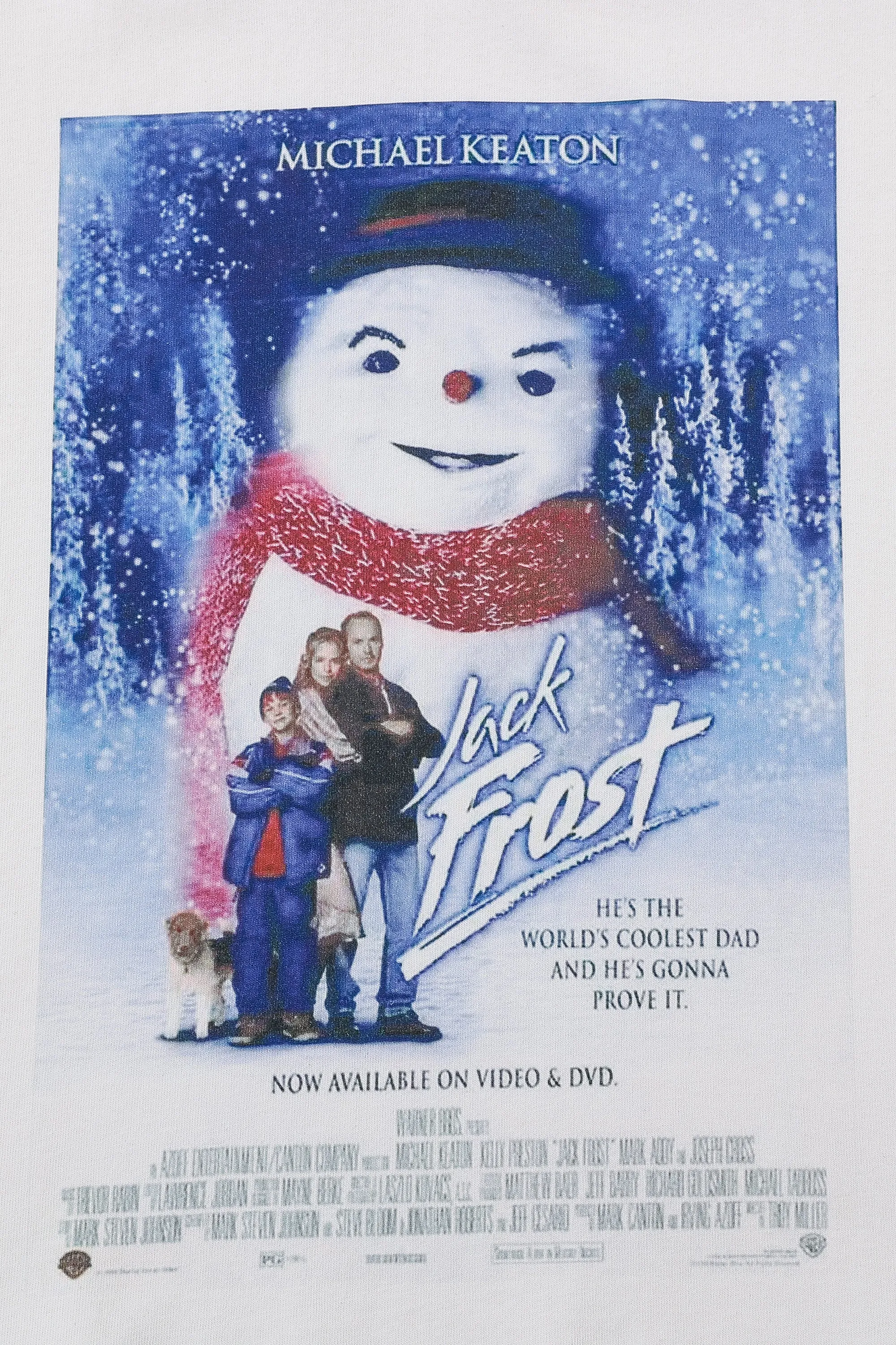 Unisex Snowman Movie Football T-Shirt