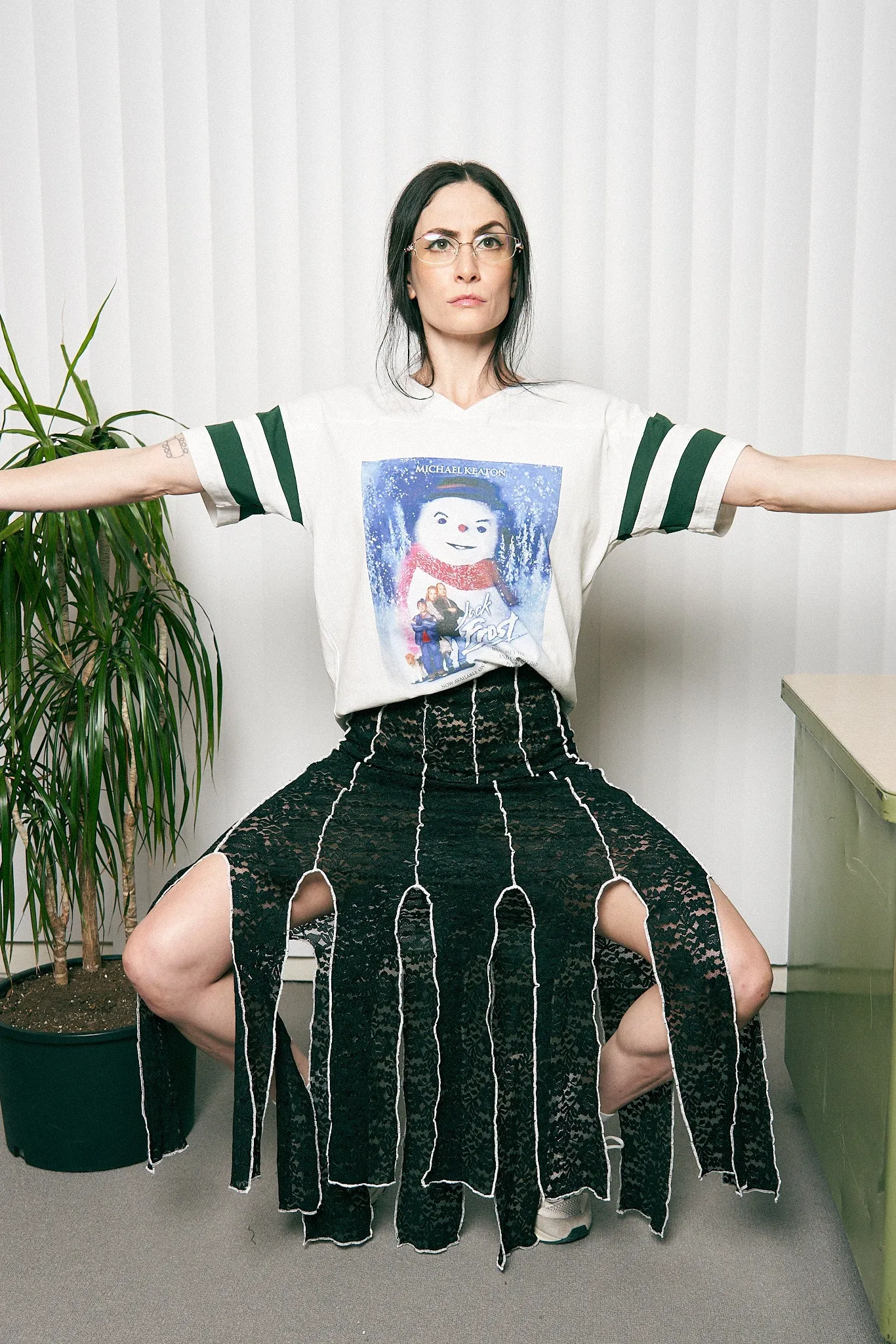 Unisex Snowman Movie Football T-Shirt